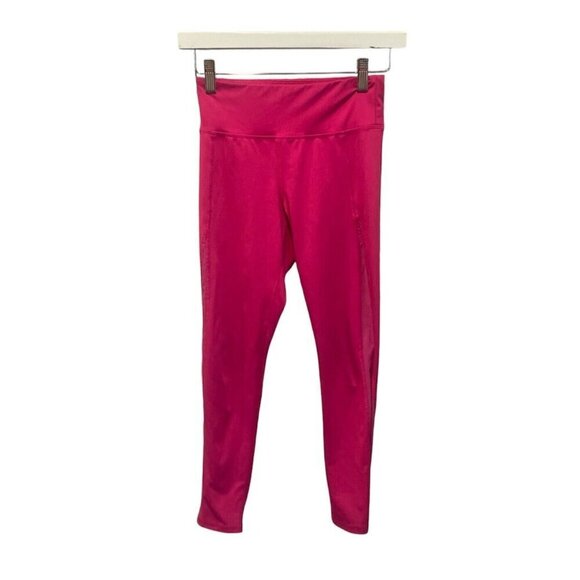 Old Navy Girls leggings Large active pink go dry 10 12 Athletic - Picture 1 of 11